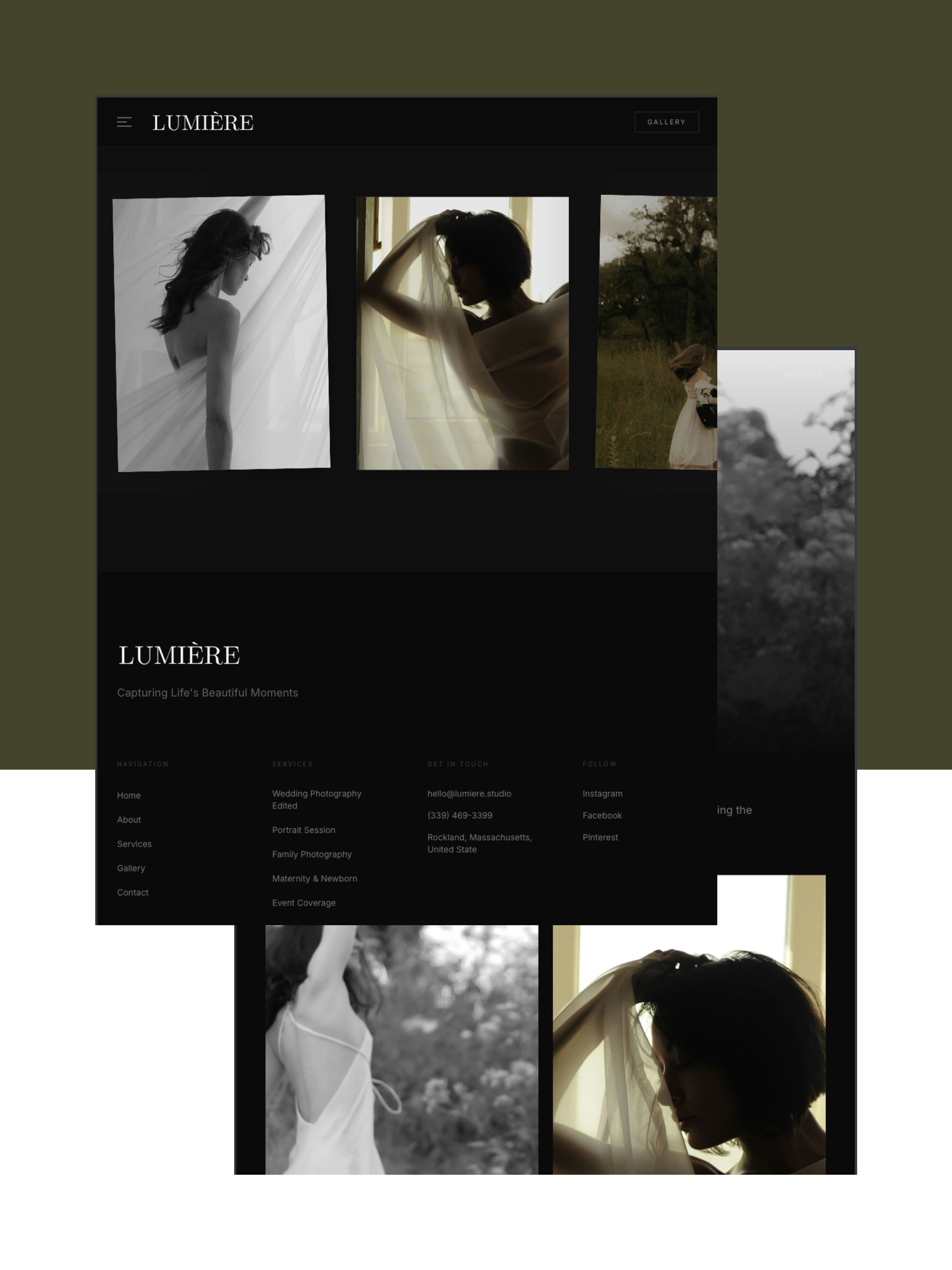 Lumiere photography website